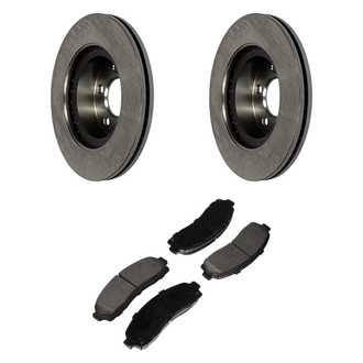 Motorcraft® - Standard Premium™ Plain Front Brake Kit with Ceramic Pads