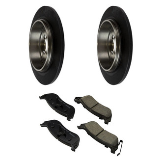Motorcraft® - Standard Premium™ Plain Rear Brake Kit with Organic Pads