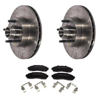 Motorcraft® - Standard Premium™ Plain Front Brake Kit with Organic Pads