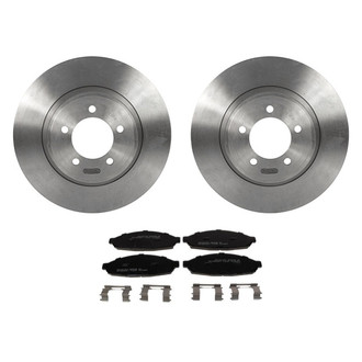 Motorcraft® - Standard Premium™ Plain Front Brake Kit with Organic Pads