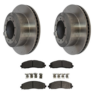 Motorcraft® - Standard Premium™ Plain Rear Brake Kit with Organic Pads