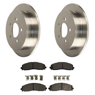 Motorcraft® - Standard Premium™ Plain Rear Brake Kit with Organic Pads