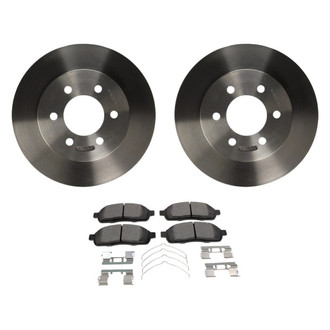 Motorcraft® - Standard Premium™ Plain Front Brake Kit with Ceramic Pads