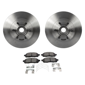Motorcraft® - Standard Premium™ Plain Front Brake Kit with Ceramic Pads
