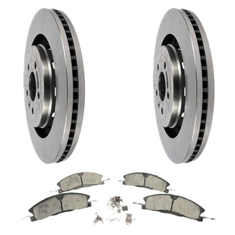Motorcraft® - Standard Premium™ Plain Front Brake Kit with Semi-Metallic Pads