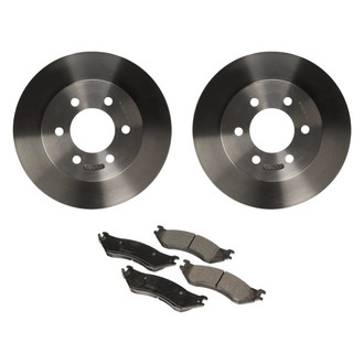 Motorcraft® - Standard Premium™ Plain Front Brake Kit with Ceramic Pads
