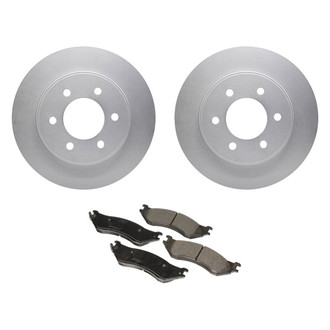 Motorcraft® - Standard Premium™ Plain Front Brake Kit with Ceramic Pads