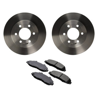 Motorcraft® - Standard Premium™ Plain Front Brake Kit with Ceramic Pads