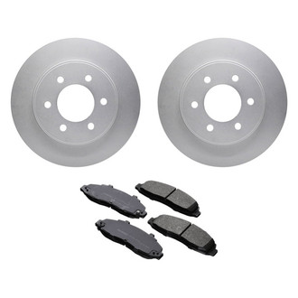 Motorcraft® - Standard Premium™ Plain Front Brake Kit with Ceramic Pads