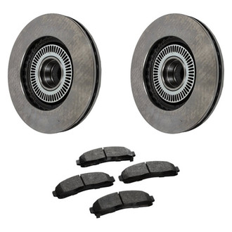 Motorcraft® - Standard Premium™ Plain Front Brake Kit with Ceramic Pads