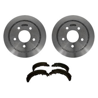 Motorcraft® - Standard Premium™ Plain Rear Brake Kit with Ceramic Pads