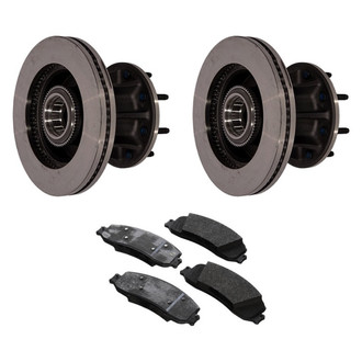 Motorcraft® - Standard Premium™ Plain Front Brake Kit with Ceramic Pads