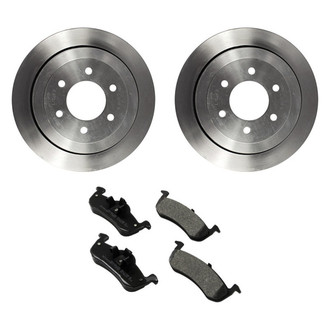 Motorcraft® - Standard Premium™ Plain Rear Brake Kit with Ceramic Pads