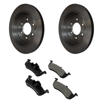 Motorcraft® - Standard Premium™ Plain Rear Brake Kit with Ceramic Pads