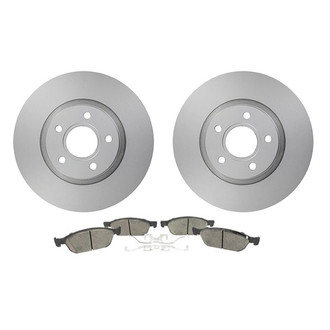 Motorcraft® - Standard Premium™ Plain Front Brake Kit with Semi-Metallic Pads