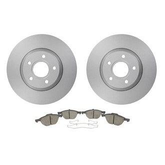 Motorcraft® - Standard Premium™ Plain Front Brake Kit with Semi-Metallic Pads