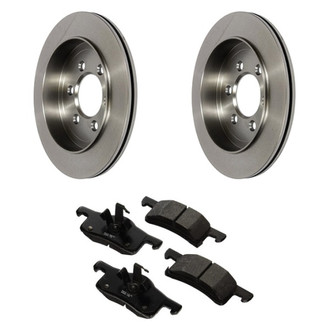 Motorcraft® - Standard Premium™ Plain Rear Brake Kit with Ceramic Pads