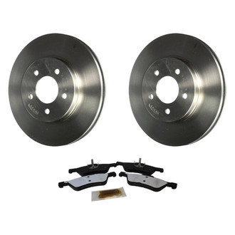 Motorcraft® - Standard Premium™ Plain Front Brake Kit with Ceramic Pads
