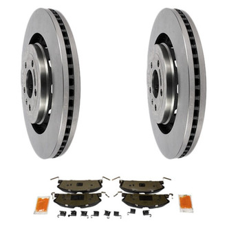 Motorcraft® - Standard Premium™ Plain Front Brake Kit with Ceramic Pads