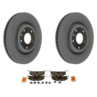 Motorcraft® - Standard Premium™ Plain Front Brake Kit with Ceramic Pads