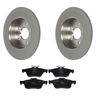 Motorcraft® - Standard Premium™ Plain Rear Brake Kit with Ceramic Pads