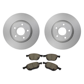 Motorcraft® - Standard Premium™ Plain Front Brake Kit with Ceramic Pads