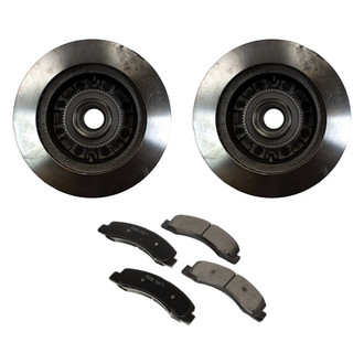 Motorcraft® - Standard Premium™ Plain Front Brake Kit with Ceramic Pads