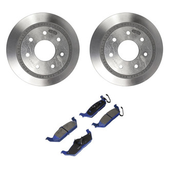 Motorcraft® - SuperDuty™ Plain Rear Brake Kit with Ceramic Pads