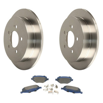 Motorcraft® - SuperDuty™ Plain Rear Brake Kit with Ceramic Pads