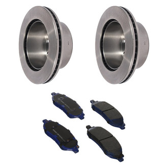 Motorcraft® - SuperDuty™ Plain Rear Brake Kit with Ceramic Pads