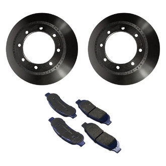 Motorcraft® BNDL-31007436 - SuperDuty™ Plain Rear Brake Kit with Ceramic Pads