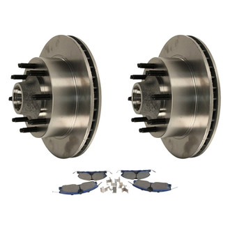 Motorcraft® - SuperDuty™ Plain Front Brake Kit with Ceramic Pads