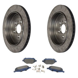 Motorcraft® - SuperDuty™ Plain Rear Brake Kit with Ceramic Pads