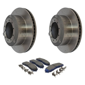 Motorcraft® - SuperDuty™ Plain Rear Brake Kit with Ceramic Pads