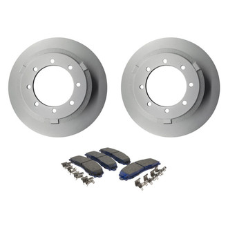 Motorcraft® - SuperDuty™ Plain Rear Brake Kit with Ceramic Pads
