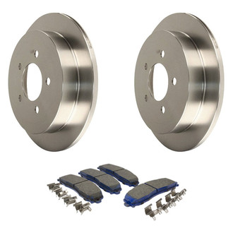 Motorcraft® - SuperDuty™ Plain Rear Brake Kit with Ceramic Pads