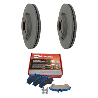 Motorcraft® - SuperDuty™ Plain Front Brake Kit with Ceramic Pads