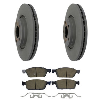 Motorcraft® - SuperDuty™ Plain Front Brake Kit with Ceramic Pads