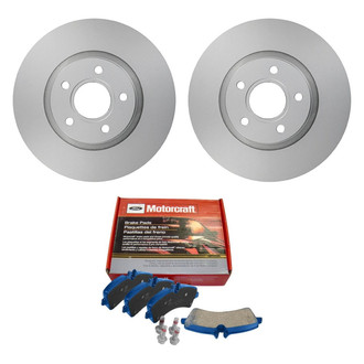 Motorcraft® - SuperDuty™ Plain Front Brake Kit with Ceramic Pads