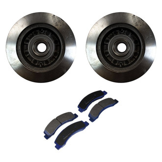 Motorcraft® - SuperDuty™ Plain Front Brake Kit with Ceramic Pads