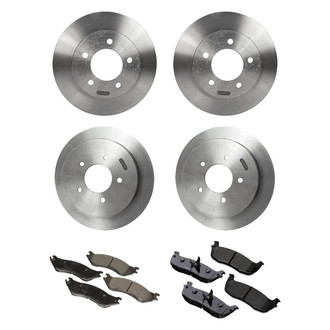 Motorcraft® - Standard Premium™ Plain Brake Kit with Ceramic Pads