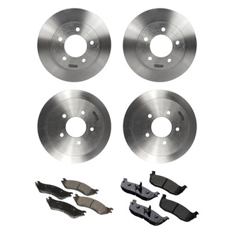 Motorcraft® - Standard Premium™ Plain Brake Kit with Ceramic Pads