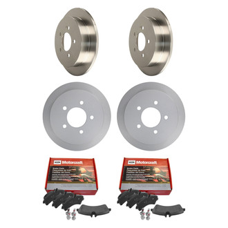 Motorcraft® - Standard Premium™ Plain Front and Rear Brake Kit with Ceramic Pads