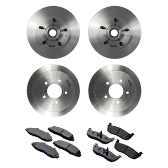 Motorcraft® - Standard Premium™ Plain Brake Kit with Ceramic Pads
