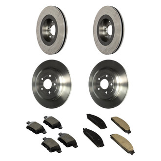 Motorcraft® - Standard Premium™ Plain Brake Kit with Organic Pads