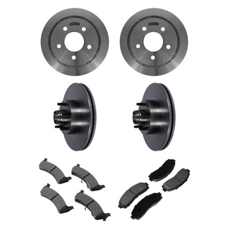 Motorcraft® - Standard Premium™ Plain Front and Rear Brake Kit with Ceramic Pads
