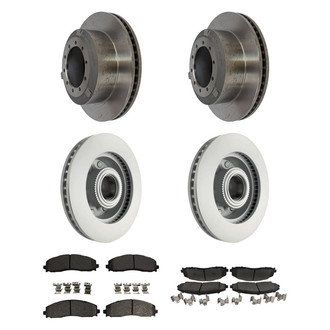 Motorcraft® - Standard Premium™ Plain Brake Kit with Organic Pads