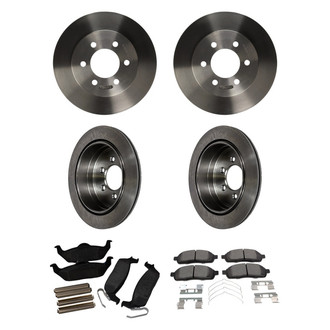 Motorcraft® - Standard Premium™ Plain Brake Kit with Ceramic Pads