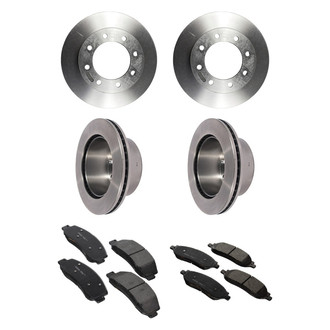 Motorcraft® - Standard Premium™ Plain Brake Kit with Ceramic Pads