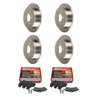 Motorcraft® - Standard Premium™ Plain Brake Kit with Ceramic Pads